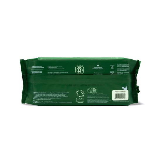 Feuchttücher für Haustiere Earth Rated Lavendel (60 Stücke)