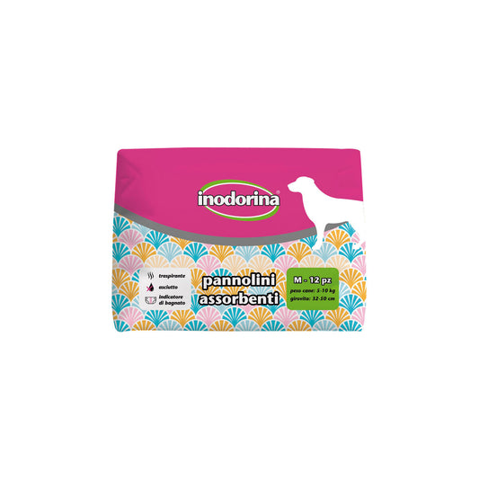 Einweg-Windeln Inodorina M 32-50 cm 12 Stück