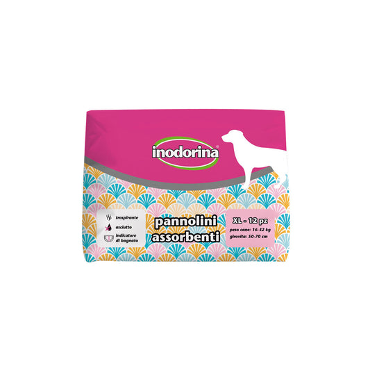 Einweg-Windeln Inodorina XL 50-70 cm 12 Stück