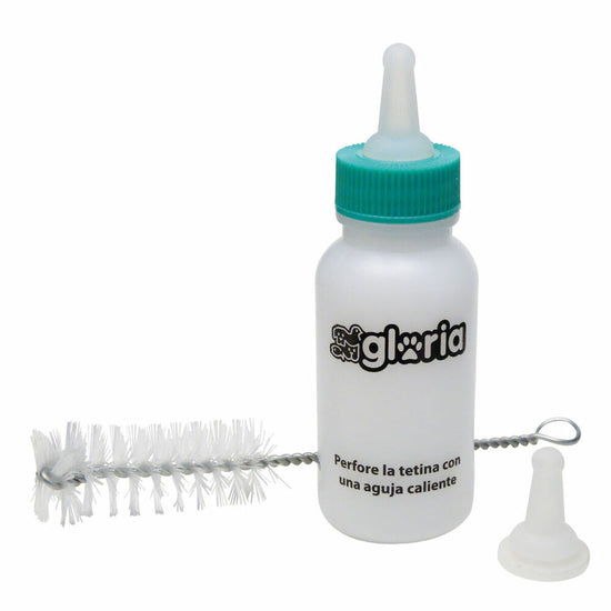 Baby-Flasche Gloria Weiß 50 ml Welpen / Kitten