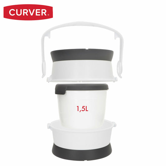 Zusammenfaltbarer Fressnapf Curver Kunststoff 19 x 8 x 18 cm